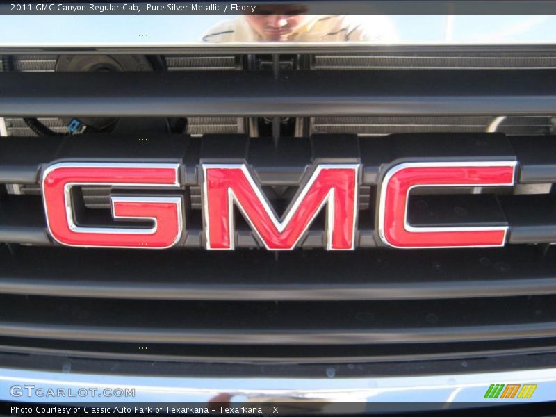 Pure Silver Metallic / Ebony 2011 GMC Canyon Regular Cab