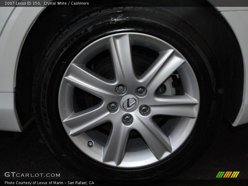 Crystal White / Cashmere 2007 Lexus ES 350