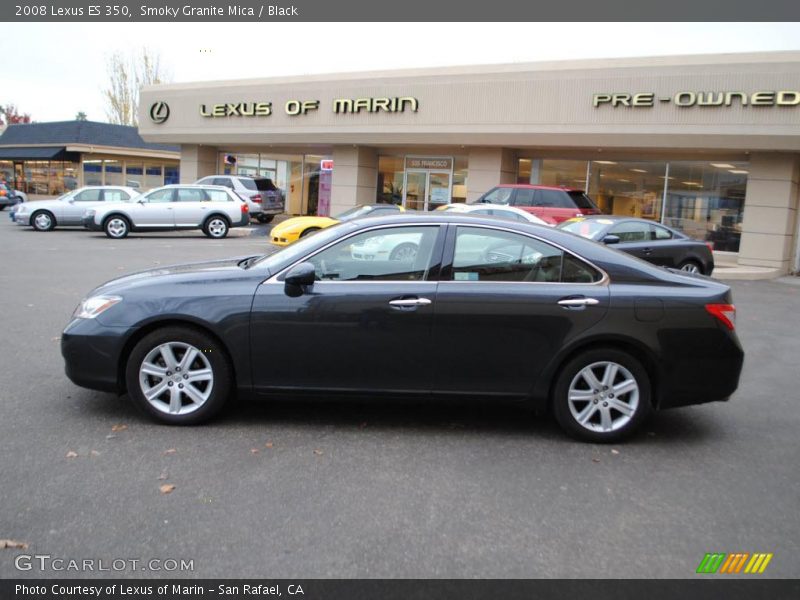 Smoky Granite Mica / Black 2008 Lexus ES 350