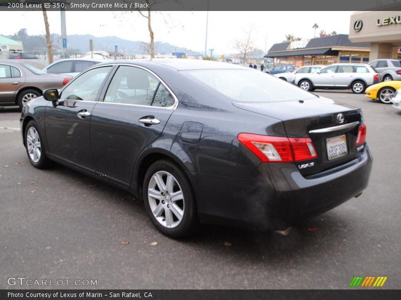 Smoky Granite Mica / Black 2008 Lexus ES 350