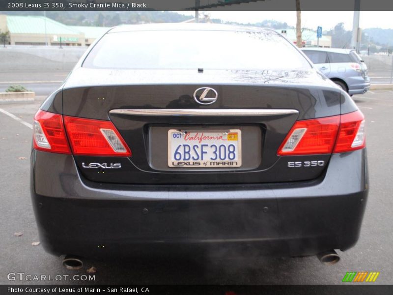 Smoky Granite Mica / Black 2008 Lexus ES 350
