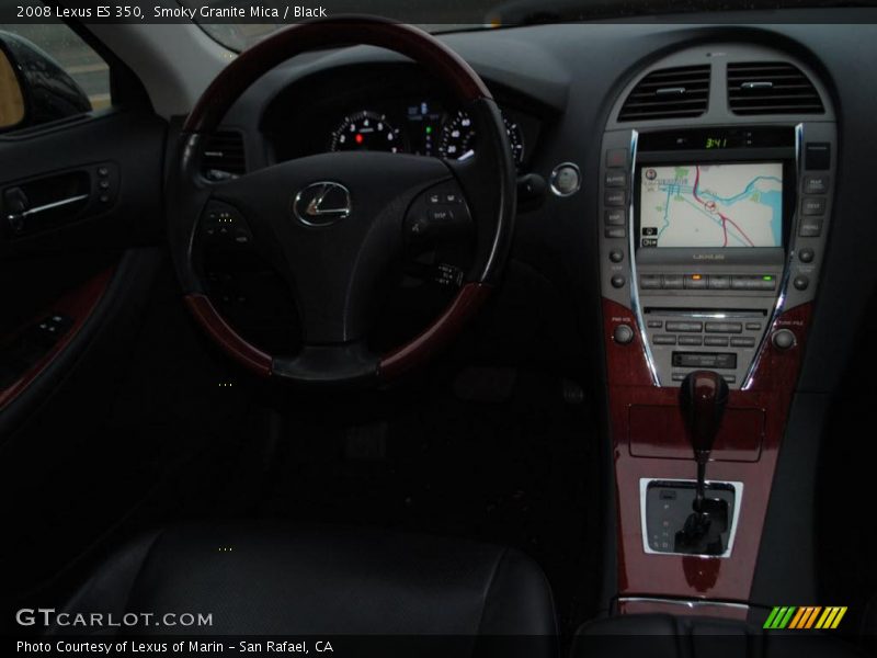 Smoky Granite Mica / Black 2008 Lexus ES 350