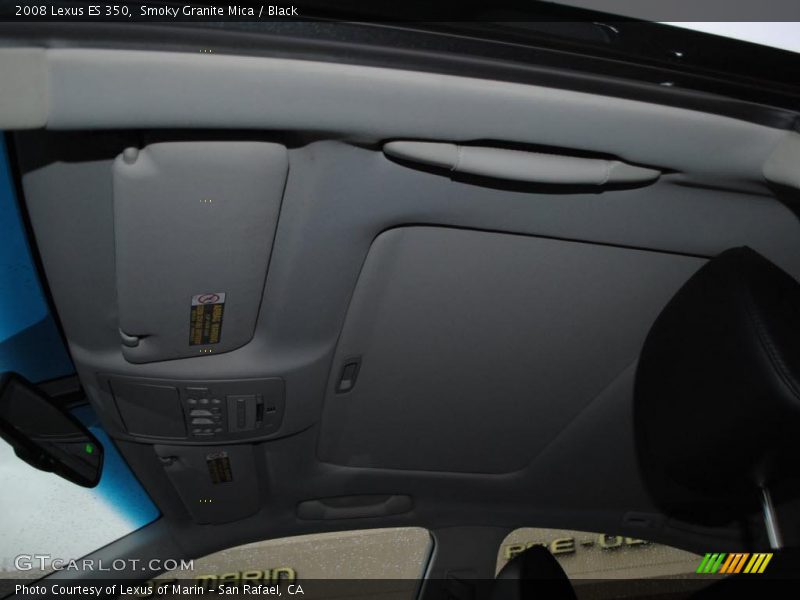 Smoky Granite Mica / Black 2008 Lexus ES 350