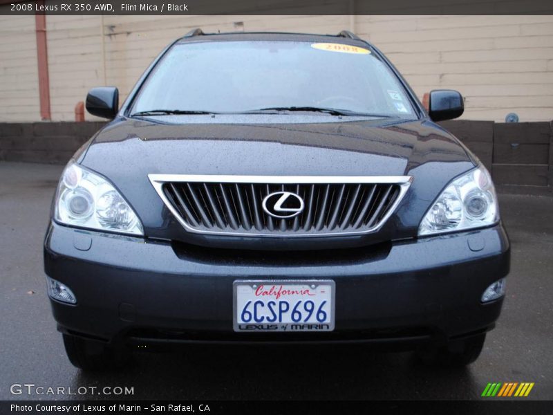 Flint Mica / Black 2008 Lexus RX 350 AWD
