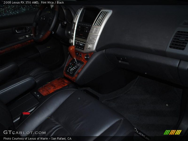 Flint Mica / Black 2008 Lexus RX 350 AWD