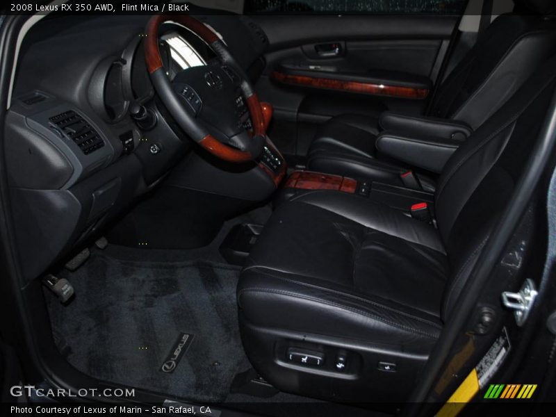 Flint Mica / Black 2008 Lexus RX 350 AWD