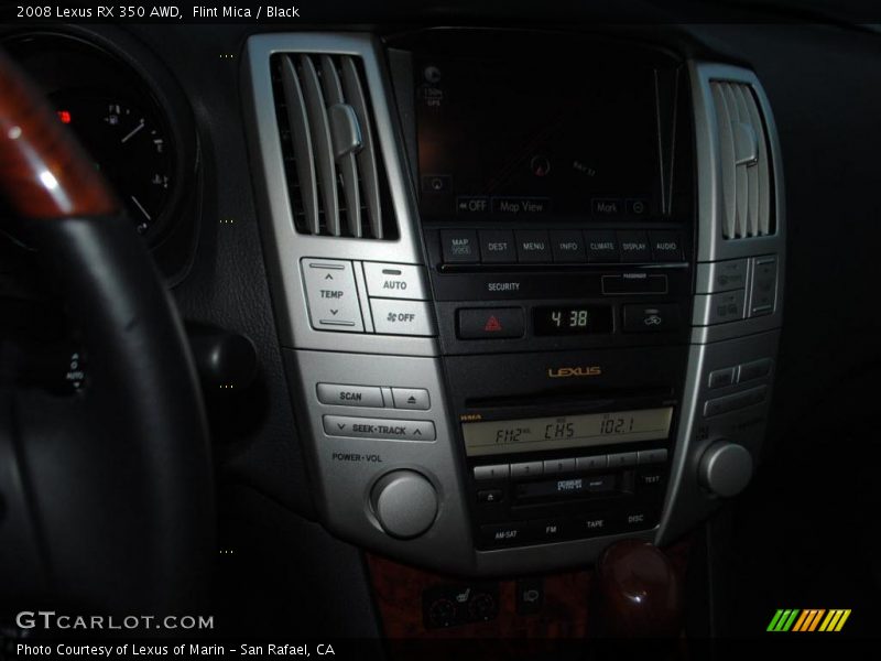 Flint Mica / Black 2008 Lexus RX 350 AWD