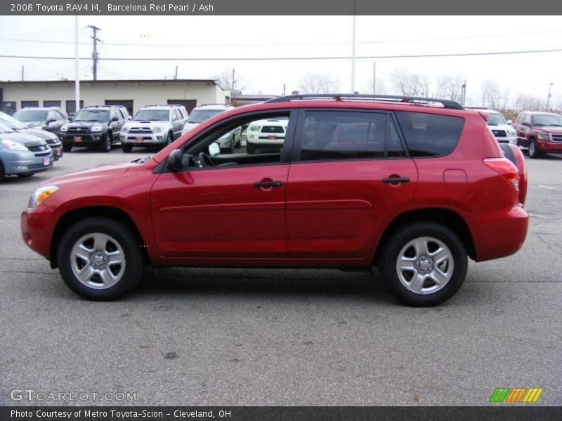 Barcelona Red Pearl / Ash 2008 Toyota RAV4 I4