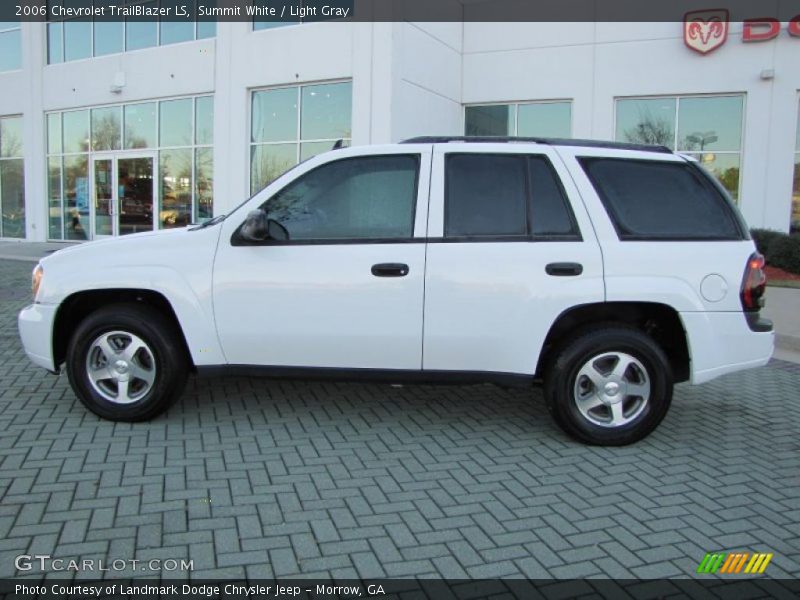 Summit White / Light Gray 2006 Chevrolet TrailBlazer LS