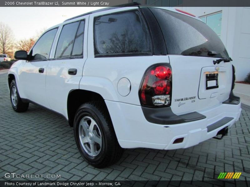 Summit White / Light Gray 2006 Chevrolet TrailBlazer LS