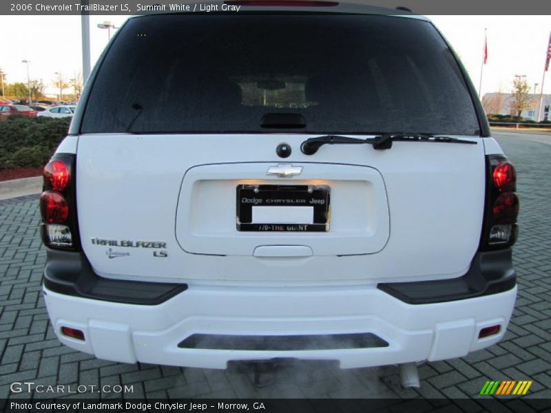 Summit White / Light Gray 2006 Chevrolet TrailBlazer LS