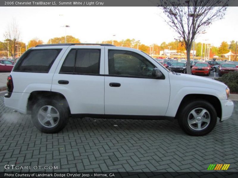 Summit White / Light Gray 2006 Chevrolet TrailBlazer LS
