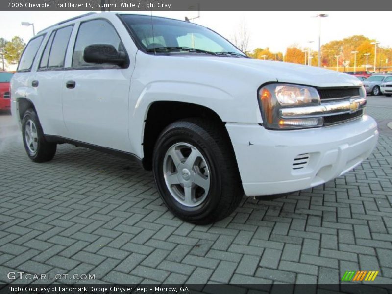 Summit White / Light Gray 2006 Chevrolet TrailBlazer LS