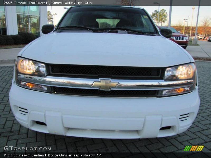 Summit White / Light Gray 2006 Chevrolet TrailBlazer LS