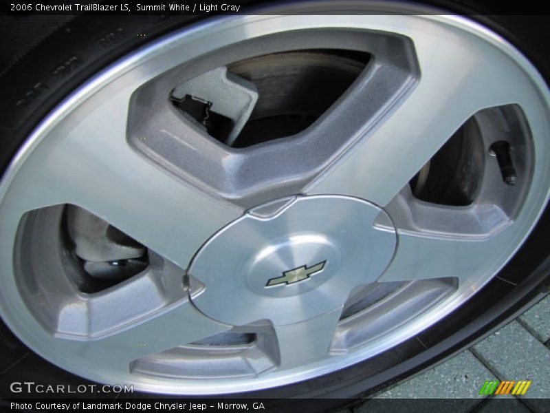 Summit White / Light Gray 2006 Chevrolet TrailBlazer LS
