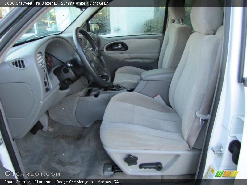 Summit White / Light Gray 2006 Chevrolet TrailBlazer LS