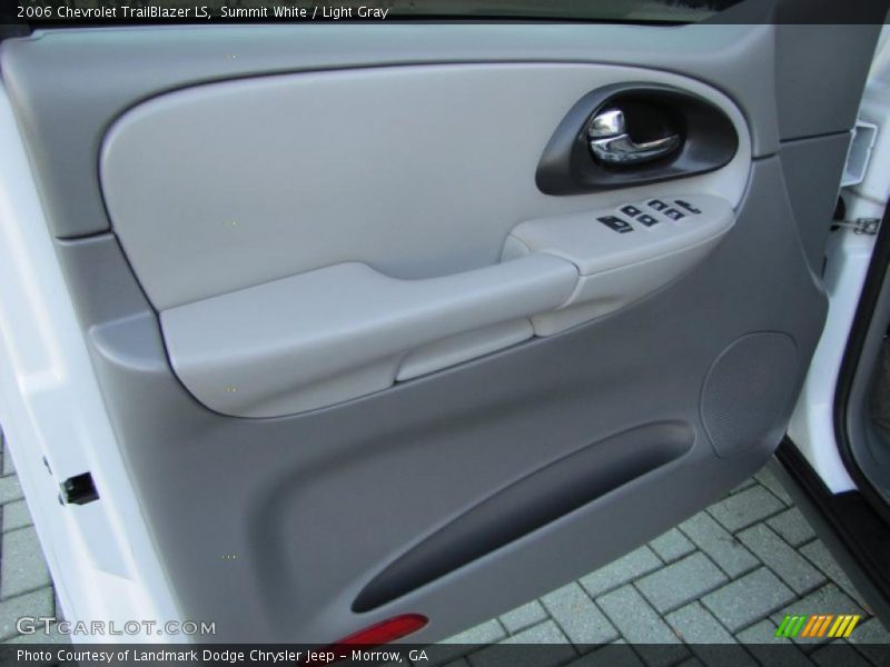Summit White / Light Gray 2006 Chevrolet TrailBlazer LS