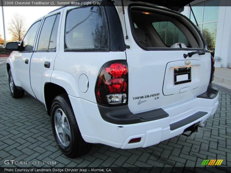 Summit White / Light Gray 2006 Chevrolet TrailBlazer LS