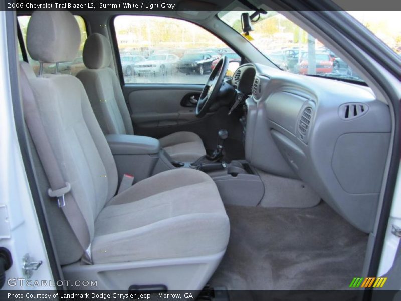 Summit White / Light Gray 2006 Chevrolet TrailBlazer LS
