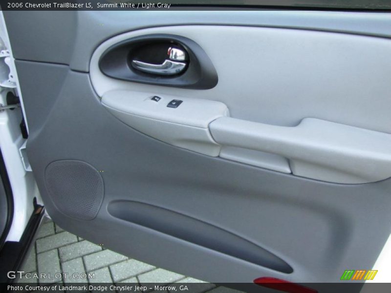 Summit White / Light Gray 2006 Chevrolet TrailBlazer LS