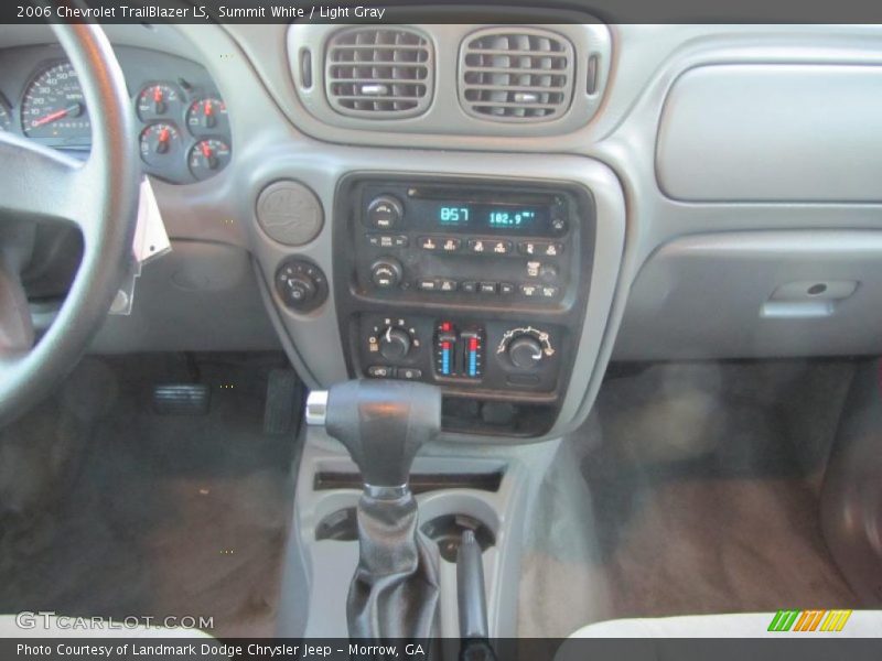 Summit White / Light Gray 2006 Chevrolet TrailBlazer LS