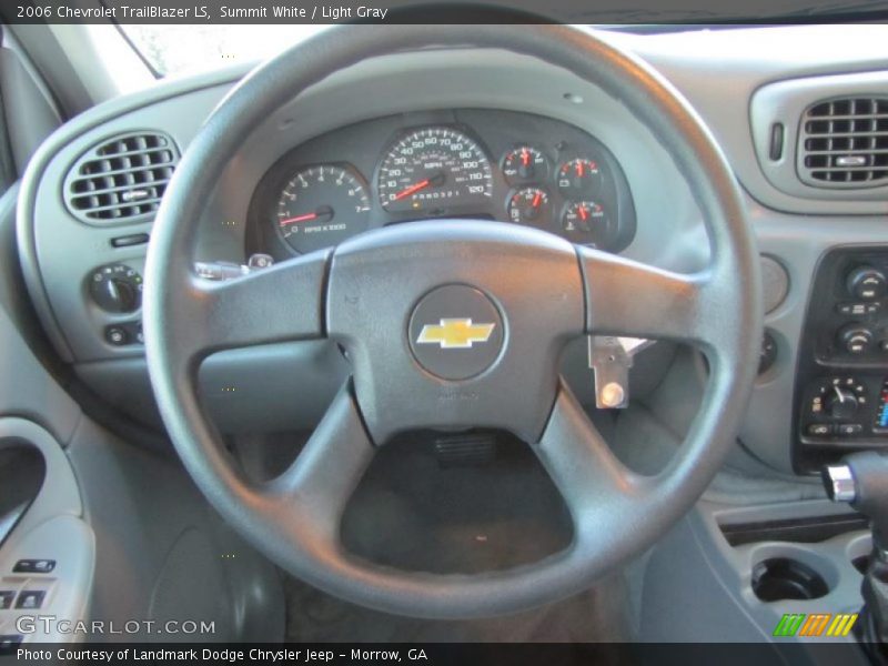 Summit White / Light Gray 2006 Chevrolet TrailBlazer LS