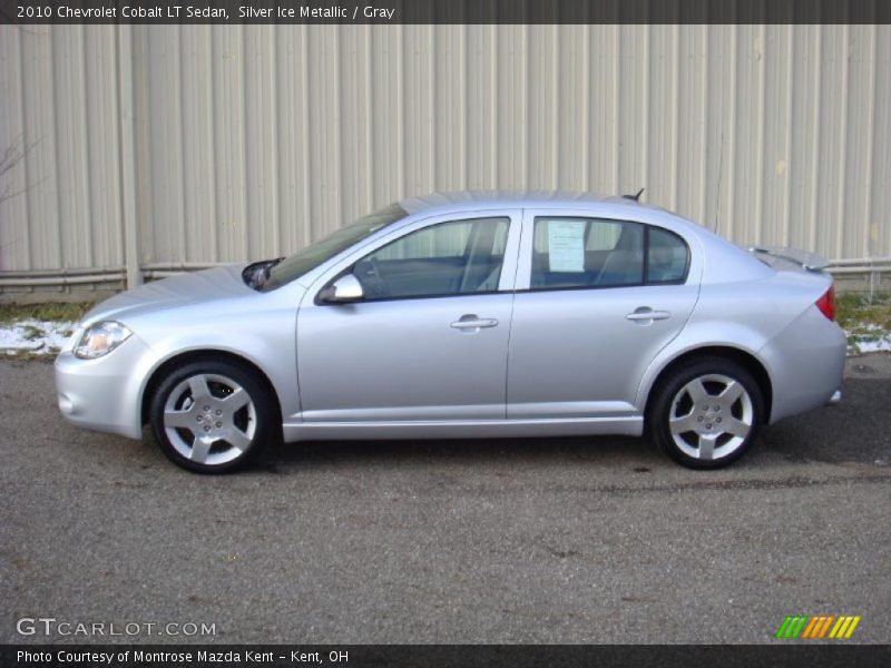 Silver Ice Metallic / Gray 2010 Chevrolet Cobalt LT Sedan