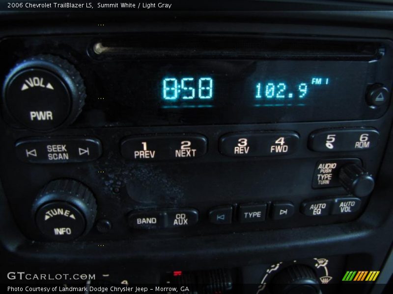 Summit White / Light Gray 2006 Chevrolet TrailBlazer LS