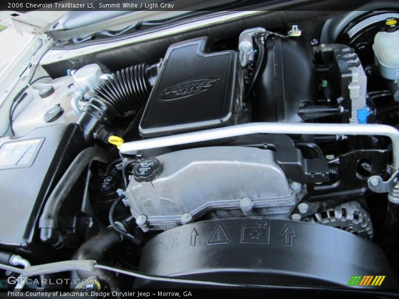 Summit White / Light Gray 2006 Chevrolet TrailBlazer LS