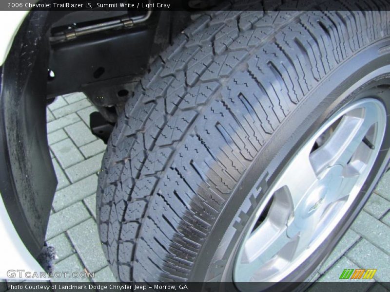 Summit White / Light Gray 2006 Chevrolet TrailBlazer LS