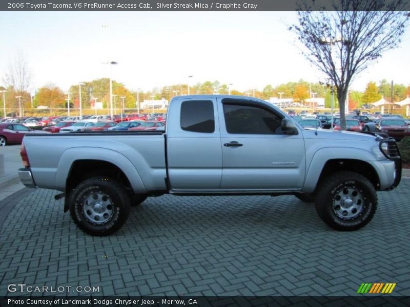 Silver Streak Mica / Graphite Gray 2006 Toyota Tacoma V6 PreRunner Access Cab