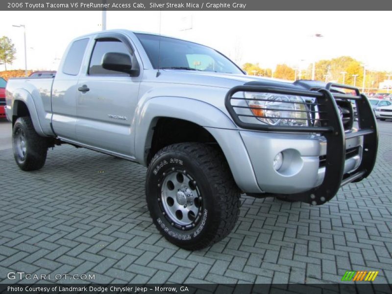Silver Streak Mica / Graphite Gray 2006 Toyota Tacoma V6 PreRunner Access Cab