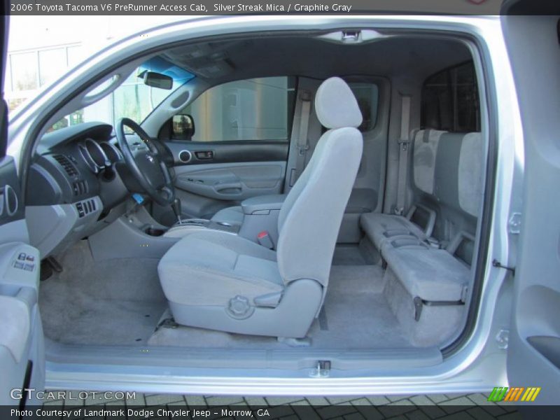  2006 Tacoma V6 PreRunner Access Cab Graphite Gray Interior