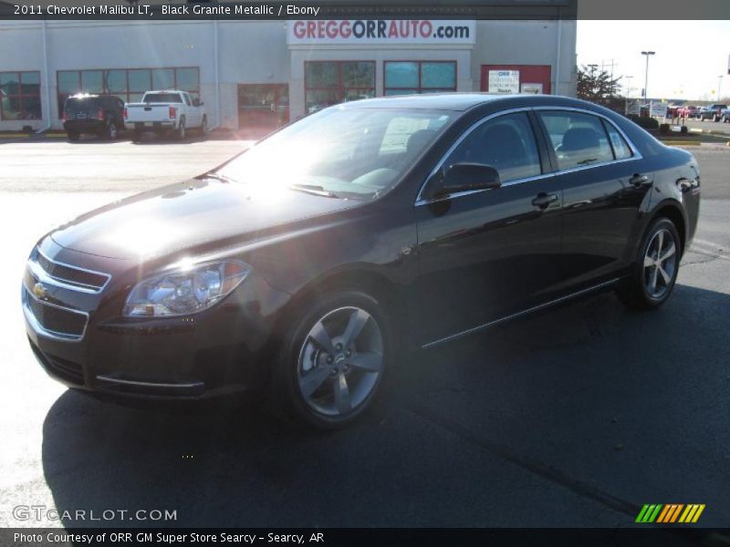 Black Granite Metallic / Ebony 2011 Chevrolet Malibu LT