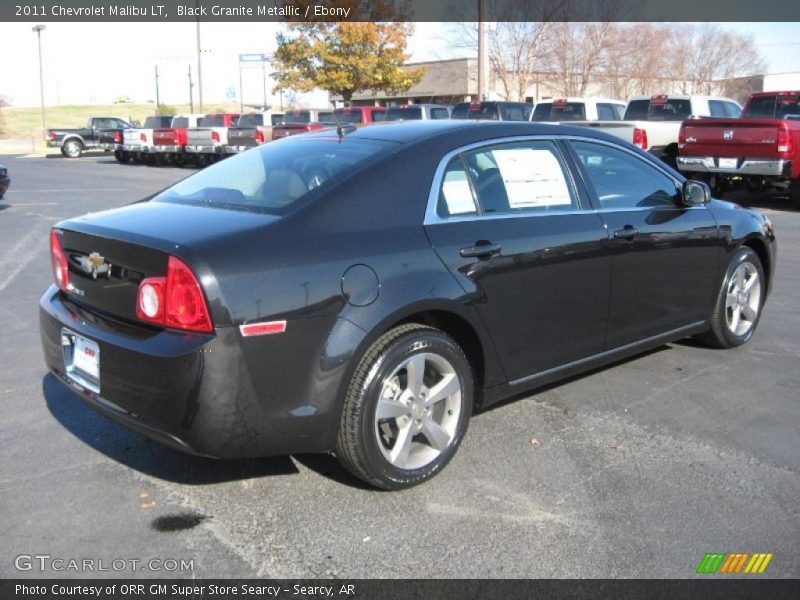 Black Granite Metallic / Ebony 2011 Chevrolet Malibu LT