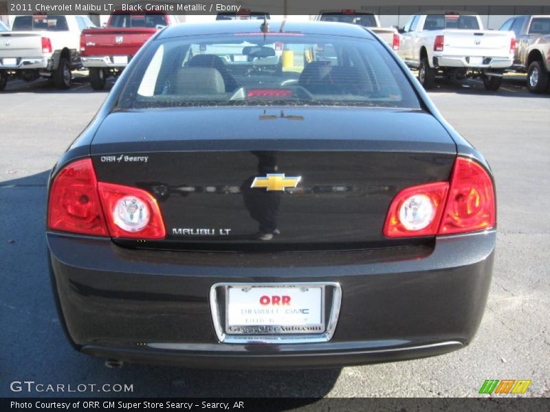 Black Granite Metallic / Ebony 2011 Chevrolet Malibu LT
