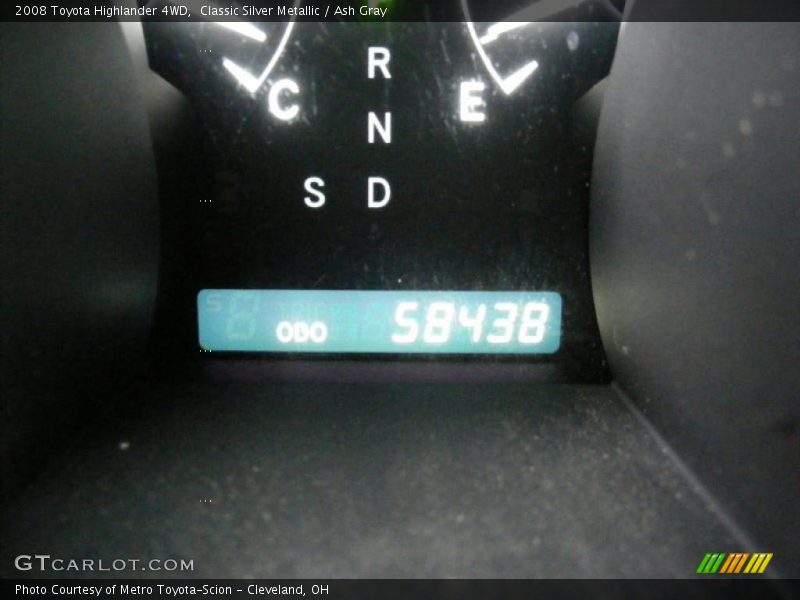 Classic Silver Metallic / Ash Gray 2008 Toyota Highlander 4WD