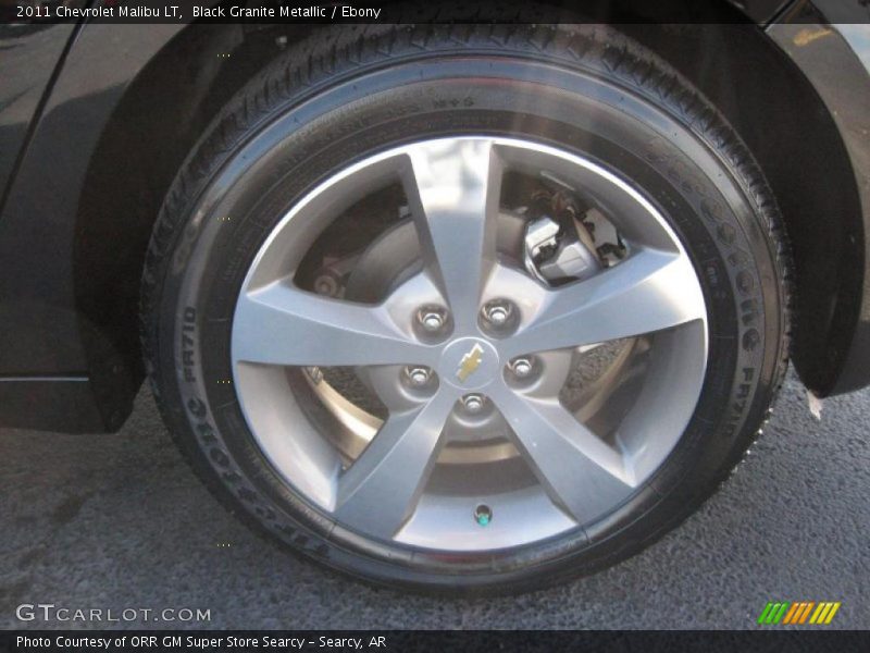 Black Granite Metallic / Ebony 2011 Chevrolet Malibu LT