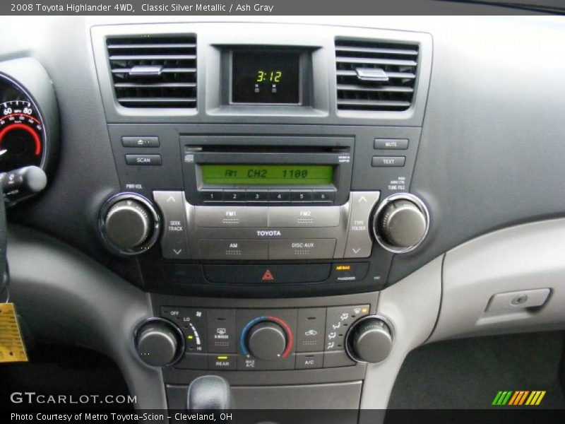 Classic Silver Metallic / Ash Gray 2008 Toyota Highlander 4WD