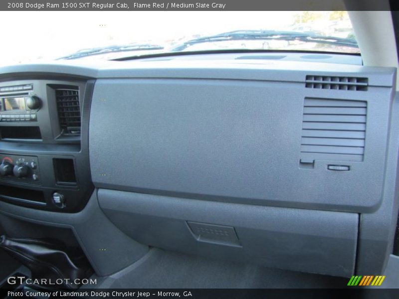 Flame Red / Medium Slate Gray 2008 Dodge Ram 1500 SXT Regular Cab