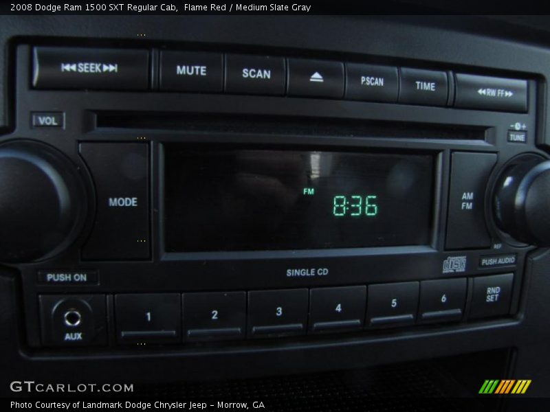 Flame Red / Medium Slate Gray 2008 Dodge Ram 1500 SXT Regular Cab