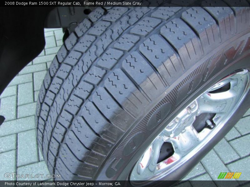 Flame Red / Medium Slate Gray 2008 Dodge Ram 1500 SXT Regular Cab