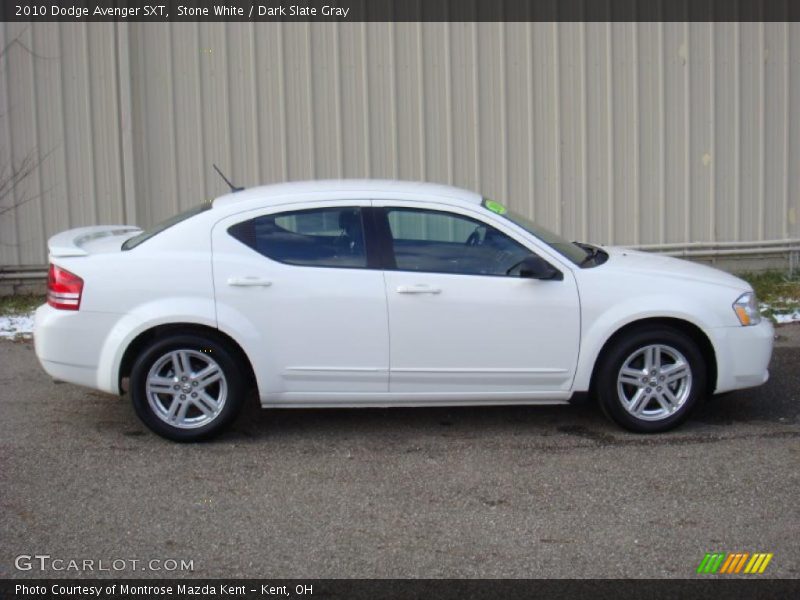 Stone White / Dark Slate Gray 2010 Dodge Avenger SXT