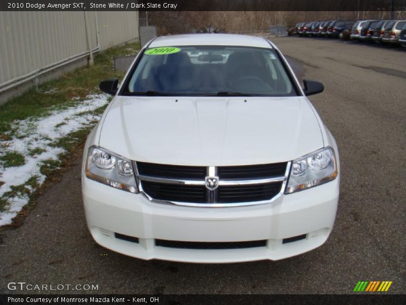 Stone White / Dark Slate Gray 2010 Dodge Avenger SXT