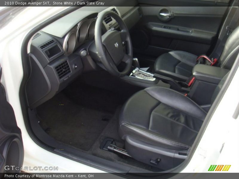Stone White / Dark Slate Gray 2010 Dodge Avenger SXT