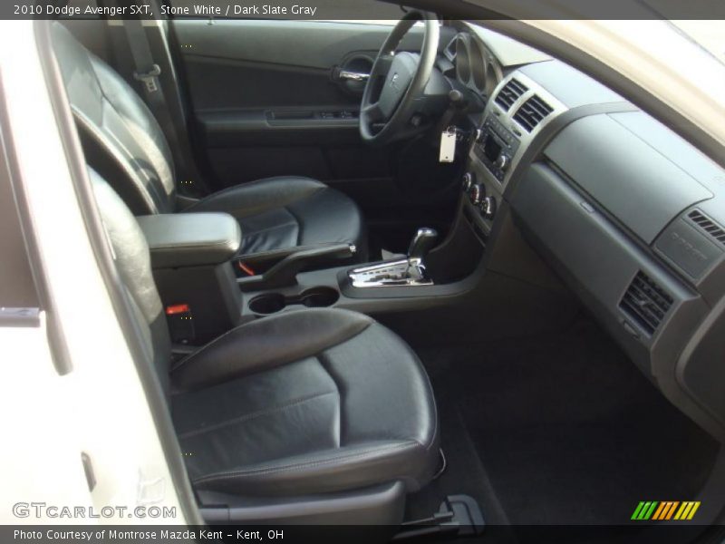 Stone White / Dark Slate Gray 2010 Dodge Avenger SXT
