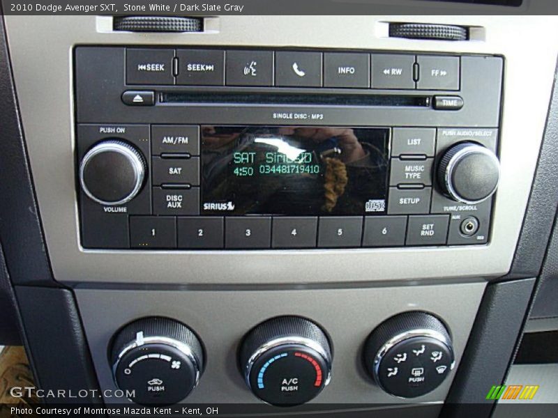 Stone White / Dark Slate Gray 2010 Dodge Avenger SXT