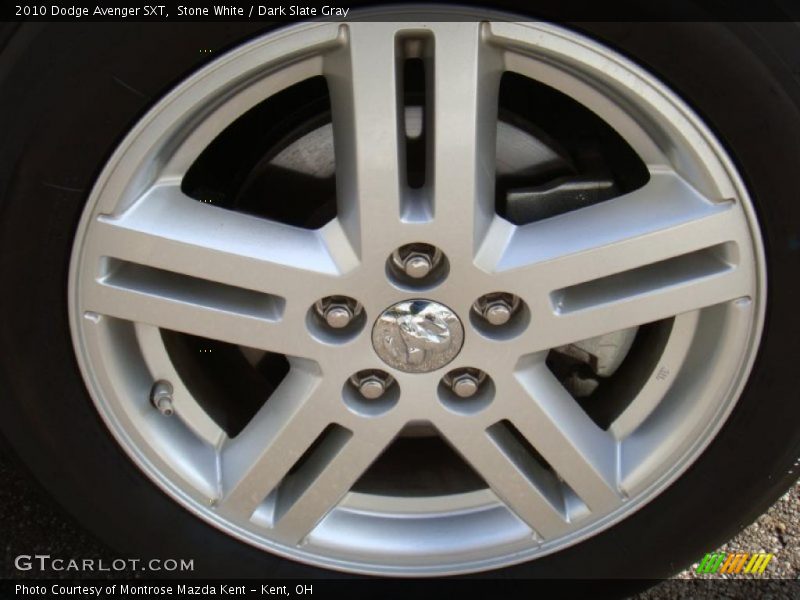 Stone White / Dark Slate Gray 2010 Dodge Avenger SXT
