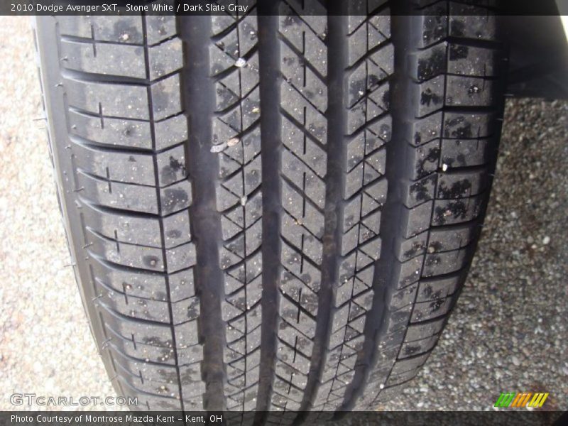 Stone White / Dark Slate Gray 2010 Dodge Avenger SXT