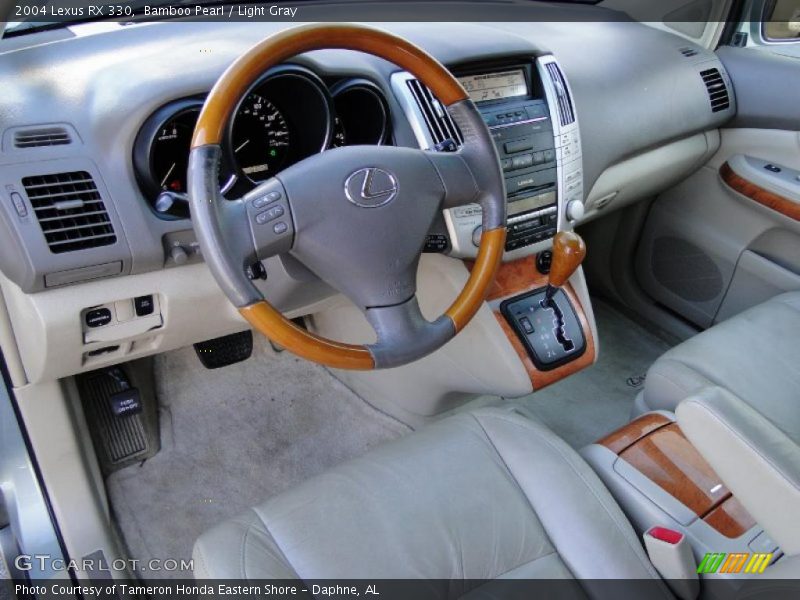 Bamboo Pearl / Light Gray 2004 Lexus RX 330